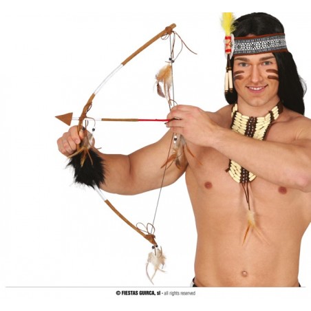 ARCO INDIO/A CON FLECHA 60 CM.